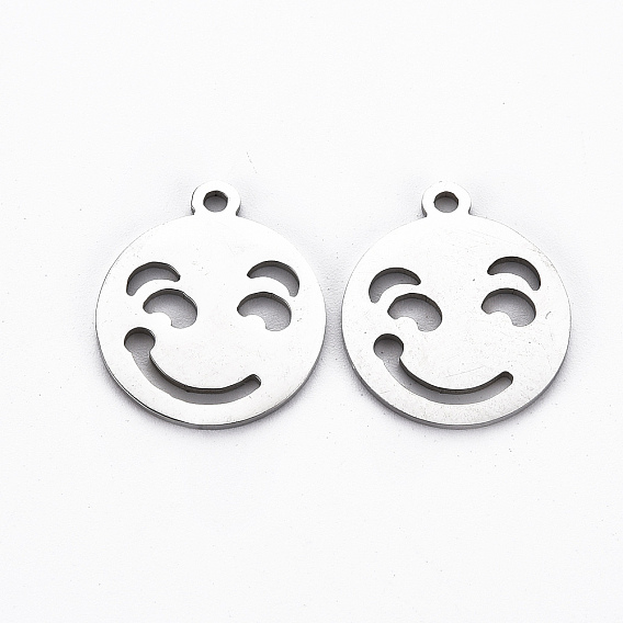 Ионное покрытие (ip) 201 подвески из нержавеющей стали, резать, плоский круглый с выражением