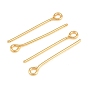 SHEGRACE 20G Brass Eye Pins, Cadmium Free & Nickel Free & Lead Free