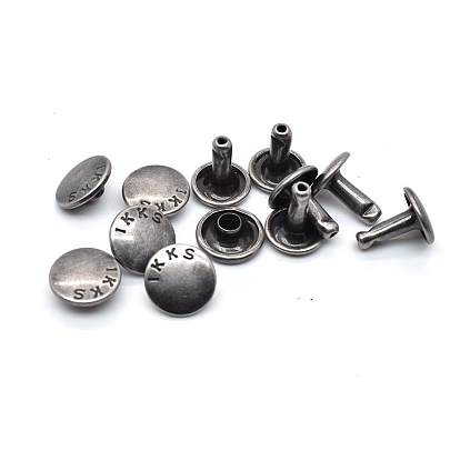 Латунные заклепки, с винтом, для кошелька сумка обувь панк-рок кожаный ремесленный ремень для одежды