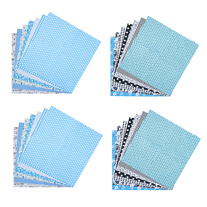 28Pcs 14 Styles Cotton Fabric, Square