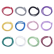 Spray Painted Non-magnetic Synthetic Hematite Multi-Strand Links, For Tile Elastic Bracelets Making, Square