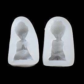 Diy статуэтка будды дисплей силиконовые формы, формы для литья смолы, для уф-смолы, изготовление изделий из эпоксидной смолы