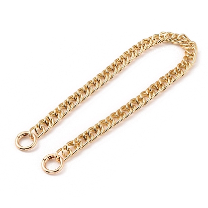 Ручки сумки-цепочки, алюминиевые цепочки для сумок, с пружинным кольцом из сплава