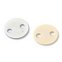 304 Stainless Steel Links Connectors, Flat Round