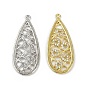 Латунные микро проложить кубического циркония подвески, слеза, долговечный, без кадмия и без свинца, стойки покрытие