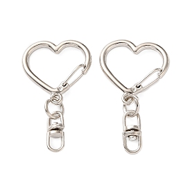 Поворотные застежки из цинкового сплава и железа, сердце