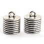 Tibetan Style Alloy Cord Ends, Cadmium Free & Lead Free, End Caps