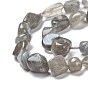 Natural Labradorite Beads Strands, Nuggets, Tumbled Stone