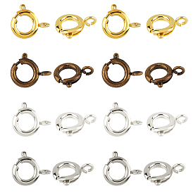 Cierres de anillo de resorte de latón, ideal para la fabricación de joyas