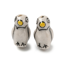 Фарфоровые бусины ручной работы, пингвин, пастельный фарфор