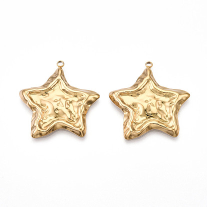 304 подвески из нержавеющей стали, ионное покрытие (ip), звезды прелести