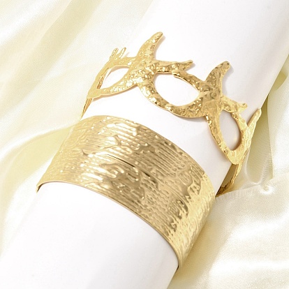 304 манжеты из нержавеющей стали текстурированные, широкие браслеты для женщин, морская звезда