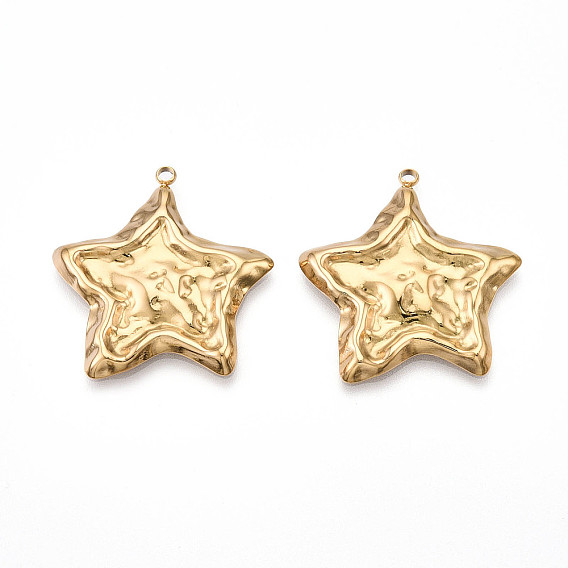 304 подвески из нержавеющей стали, ионное покрытие (ip), звезды прелести