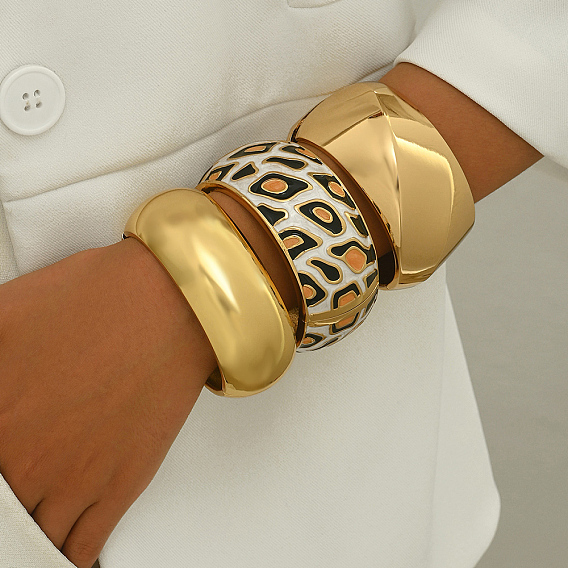 Браслеты из цинкового сплава в стиле хип-хоп для мужчин и женщин