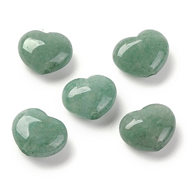 Natural Green Aventurine Beads, Heart