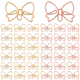 50шт 2 цвета железная скрепка, бантом