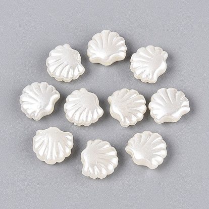 Абс пластиковые жемчужные бисера, формы раковины