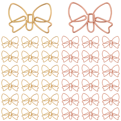 50шт 2 цвета железная скрепка, бантом