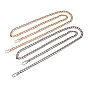 Bag Strap Chains, Iron Curb Link Chains, with Swivel Lobster Claw Clasps