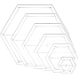 Acryl transparente Druckplatte, Quiltvorlage, Hexagon
