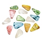 Teints pendentifs coquille naturelle, charmes de triangle