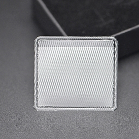 Plastic Adhesive Pouch for Necklace Display Cards, Self-Adhesive Necklace Chain Pockets