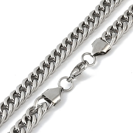 201 Stainless Steel Curb Chain Necklace