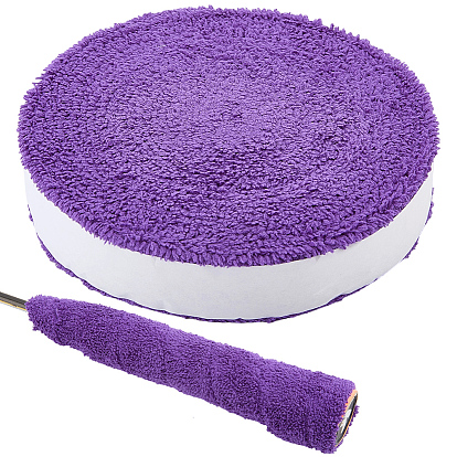 5 Cinta de agarre para raqueta de tenis y bádminton de fibras superfinas de pelo largo m, cinta de toalla absorbente