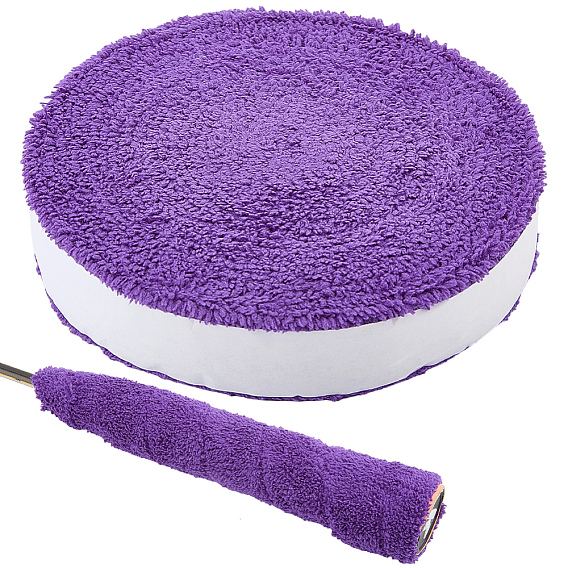 5 Cinta de agarre para raqueta de tenis y bádminton de fibras superfinas de pelo largo m, cinta de toalla absorbente