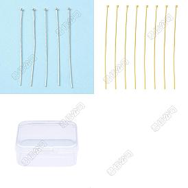 180Pcs 2 Colors Brass Ball Head Pins