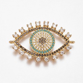 Латунные микро проложить кубических ссылки циркония, глаз