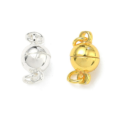 Латунные магнитные застежки, долговечный, стойки покрытие, круглые