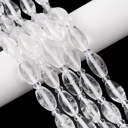 Природных кристаллов кварца бисер нитей, горного хрусталя, рис, с бисером