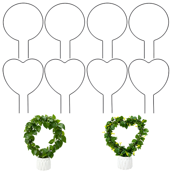 16шт. 2 стили железная шпалера для вьющихся растений, опоры для растений