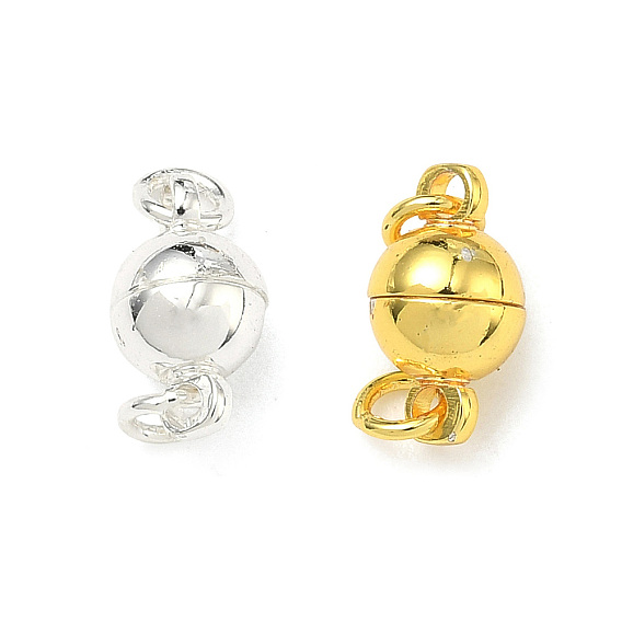 Латунные магнитные застежки, долговечный, стойки покрытие, круглые