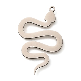 201 подвески из нержавеющей стали, лазерная резка, очарование змеи, анти-тускнение