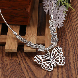  Fashionable personalized small butterfly short necklace ethnic style jewelry