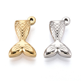 304 подвески из нержавеющей стали в форме рыбьего хвоста