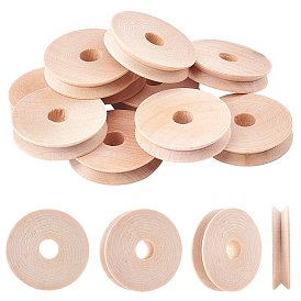 Chinese Cherry Wood Wheel, Toy Accessories, Flat Round