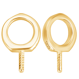 10 шт. 925 серебряные шурупы с ушком, кольцо