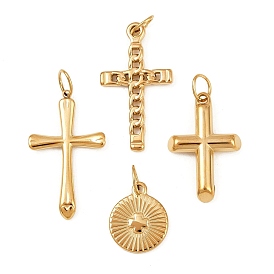 304 подвески из нержавеющей стали, с целью перехода в кольце, крест очарование