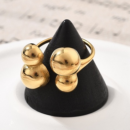 304 четыре круглых манжетных кольца из нержавеющей стали, ионное покрытие (ip)