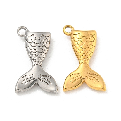 Ионное покрытие (ip) 304 подвески из нержавеющей стали, прелести рыбий хвост