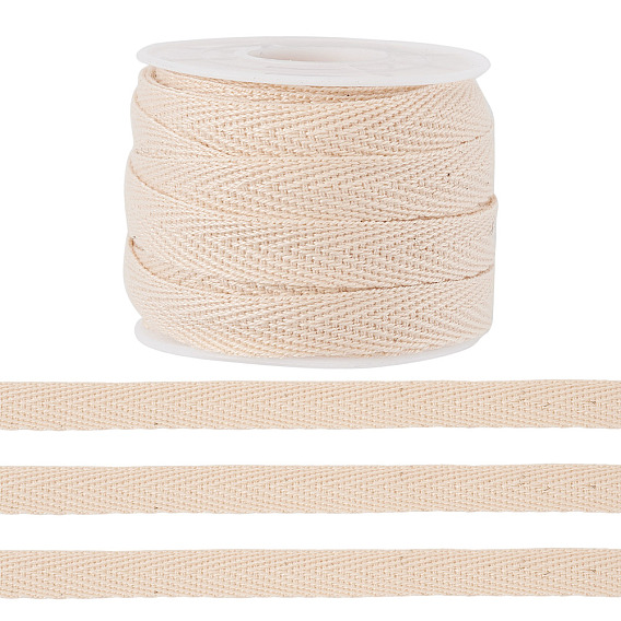 10M Polycotton Ribbons, for Clothes Accessories