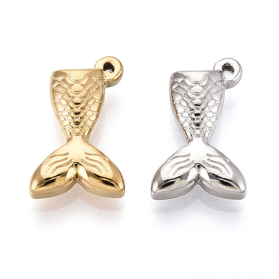 304 подвески из нержавеющей стали в форме рыбьего хвоста