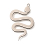 201 подвески из нержавеющей стали, лазерная резка, очарование змеи, анти-тускнение