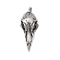 304 Stainless Steel Pendants,  Raven Skull
