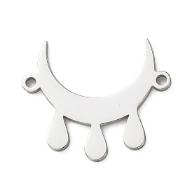 304 подвески-подвески из нержавеющей стали с подвесками-соединителями, символ молитвенного благословения, без кадмия и без свинца и без никеля, не тускнеет