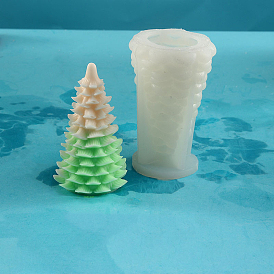 Tree Shape DIY Candle Silicone Molds, for Scented Candle Making