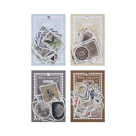 Time Capsule Series Diary Stickers, Vintage Children Sticker Creative Diary